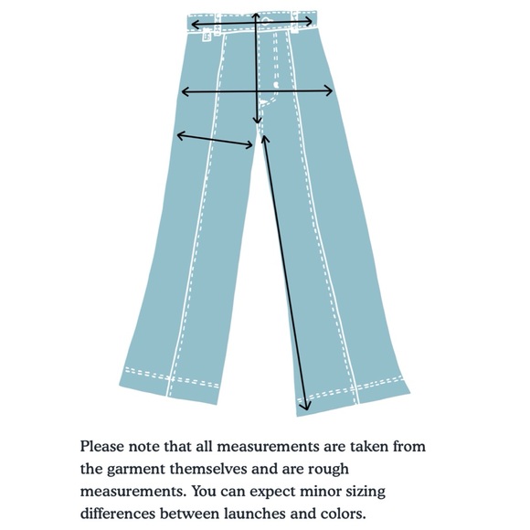 Big Bud Press Western Pants | Size M | Blue Stripe - Picture 11 of 11